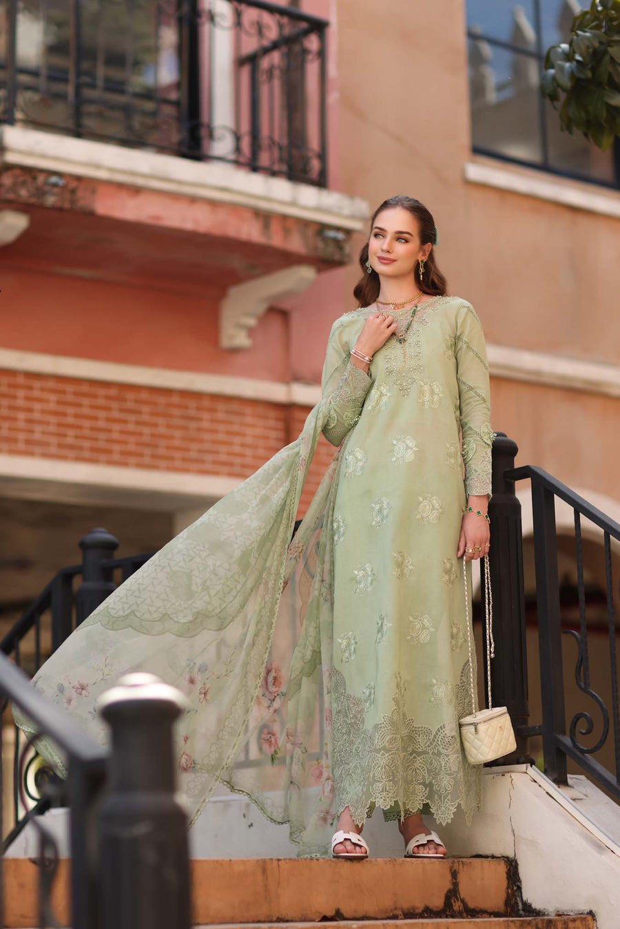 Noor by Saadia Asad Eid Luxe Printkhaas Unstitched 3Pc Suit D-02A
