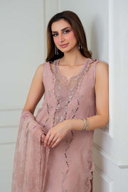 Noor by Saadia Asad Luxe Chikankari Unstitched Lawn 3Pc Suit D2-A