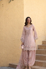 Noor by Saadia Asad Luxe Chikankari Unstitched Lawn 3Pc Suit D2-A