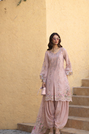 Noor by Saadia Asad Luxe Chikankari Unstitched Lawn 3Pc Suit D2-A