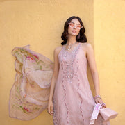 Noor by Saadia Asad Luxe Chikankari Unstitched Lawn 3Pc Suit D2-A