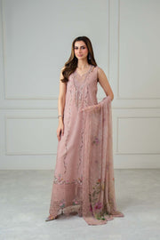 Noor by Saadia Asad Luxe Chikankari Unstitched Lawn 3Pc Suit D2-A