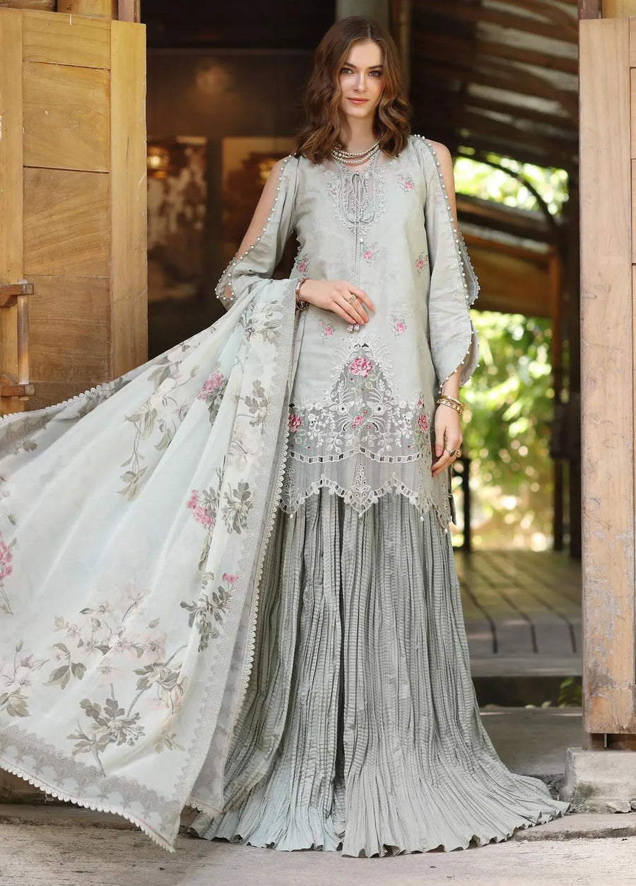 Noor by Saadia Asad Eid Luxe Printedkari Unstitched 3Pc Suit D-02A