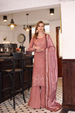 Noor by Saadia Asad Embroidered Linen Unstitched 3Pc Suit D-02B