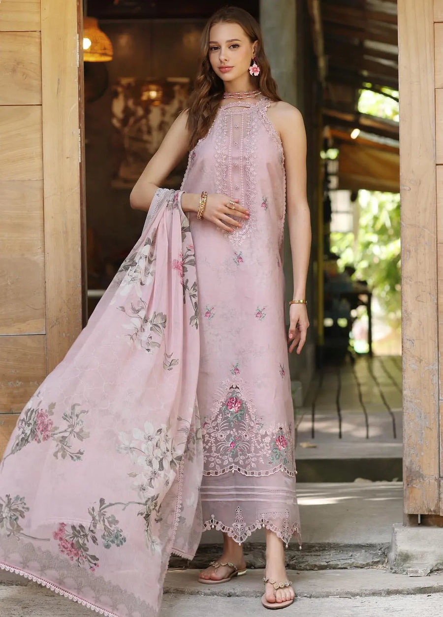 Noor by Saadia Asad Eid Luxe Printedkari Unstitched 3Pc Suit D-02B