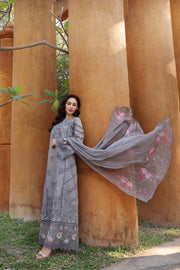 Noor by Saadia Asad Eid Luxury Handwork Laserkari Unstitched 3Pc Suit D-02B