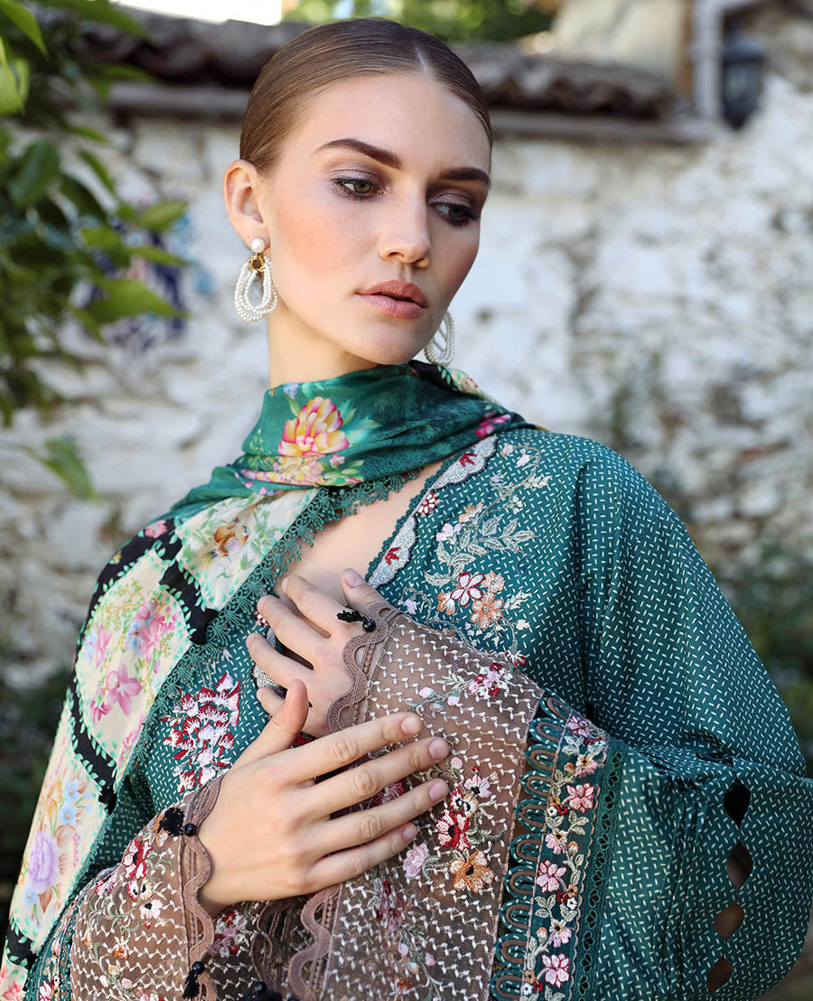 Aylin By Republic WomensWear Embroidered Lawn Unstitched 3Pc Suit D2-B Fleur