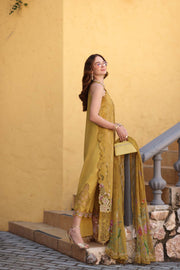 Noor by Saadia Asad Luxe Chikankari Unstitched Lawn 3Pc Suit D2-B