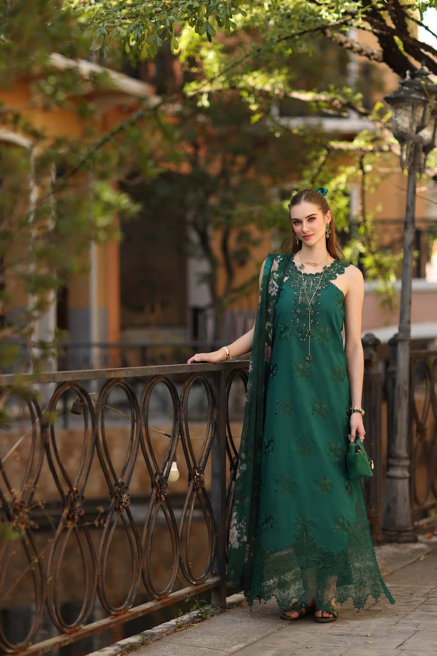 Noor by Saadia Asad Eid Luxe Printkhaas Unstitched 3Pc Suit D-02B