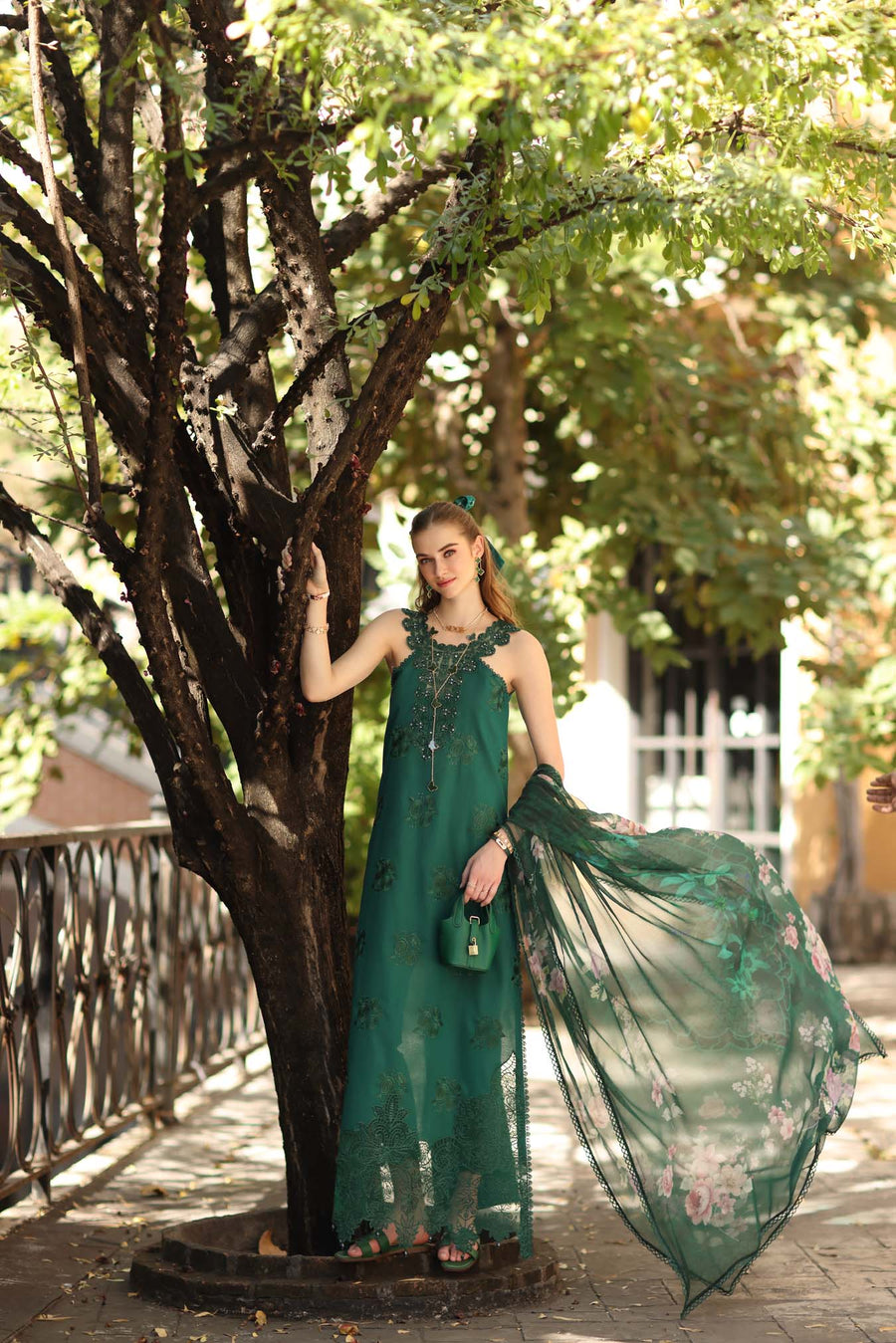 Noor by Saadia Asad Eid Luxe Printkhaas Unstitched 3Pc Suit D-02B
