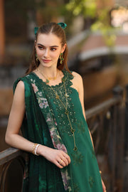 Noor by Saadia Asad Eid Luxe Printkhaas Unstitched 3Pc Suit D-02B