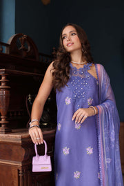 Noor by Saadia Asad Eid Luxury Schiffli Laserkari Unstitched 3Pc Suit D-02