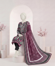 Ittehad Signature Printed Lawn Unstitched 3Pc Suit D-10