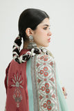 Zara Shahjahan Embroidered Luxury Lawn Unstitched 3Pc Suit D-10B SANDAL