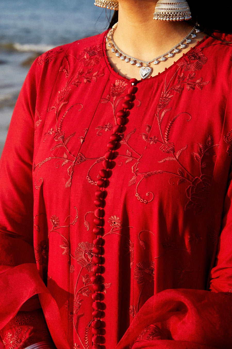 Zara Shahjahan Embroidered Luxury Lawn Unstitched 3Pc Suit D-12A DEENA