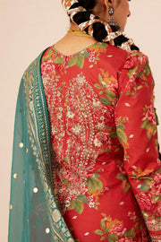 Zara Shahjahan Embroidered Luxury Lawn Unstitched 3Pc Suit D-13B PHOOL KARI