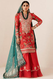 Zara Shahjahan Embroidered Luxury Lawn Unstitched 3Pc Suit D-13B PHOOL KARI