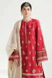 Zara Shahjahan Embroidered Luxury Lawn Unstitched 3Pc Suit D-14A MYRA
