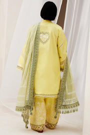 Zara Shahjahan Embroidered Luxury Lawn Unstitched 3Pc Suit D-15A DILARA