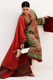 Zara Shahjahan Embroidered Luxury Lawn Unstitched 3Pc Suit D-02B DIYA