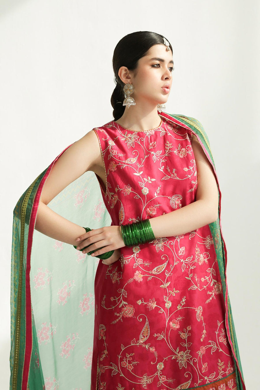 Zara Shahjahan Embroidered Luxury Lawn Unstitched 3Pc Suit D-03B KORINA