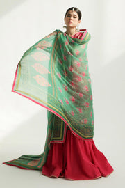 Zara Shahjahan Embroidered Luxury Lawn Unstitched 3Pc Suit D-03B KORINA