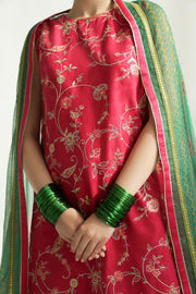 Zara Shahjahan Embroidered Luxury Lawn Unstitched 3Pc Suit D-03B KORINA
