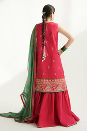 Zara Shahjahan Embroidered Luxury Lawn Unstitched 3Pc Suit D-03B KORINA