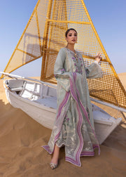 Crimson Flow Embroidered Lawn Unstitched 3Pc Suit D-2A A Handmade Tale