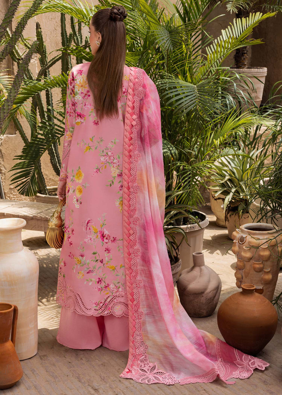 Crimson Tasawar Luxe Lawn Unstitched 3Pc Suit D-2A PETALS AND PROMISES
