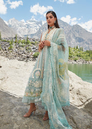 Crimson X Saira Shakira Luxury Lawn Unstitched 3Pc Suit D-2A Chikkankari Affair