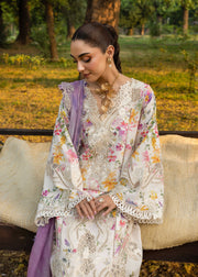 Crimson Tasawar Luxe Lawn Unstitched 3Pc Suit D-2B PETALS AND PROMISES