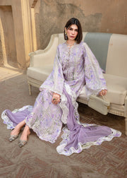 Crimson Flow Embroidered Lawn Unstitched 3Pc Suit D-2B A SUMMER DANCE