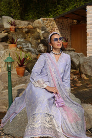 Noor by Saadia Asad Luxe Chikankari Unstitched Lawn 3Pc Suit D3-A