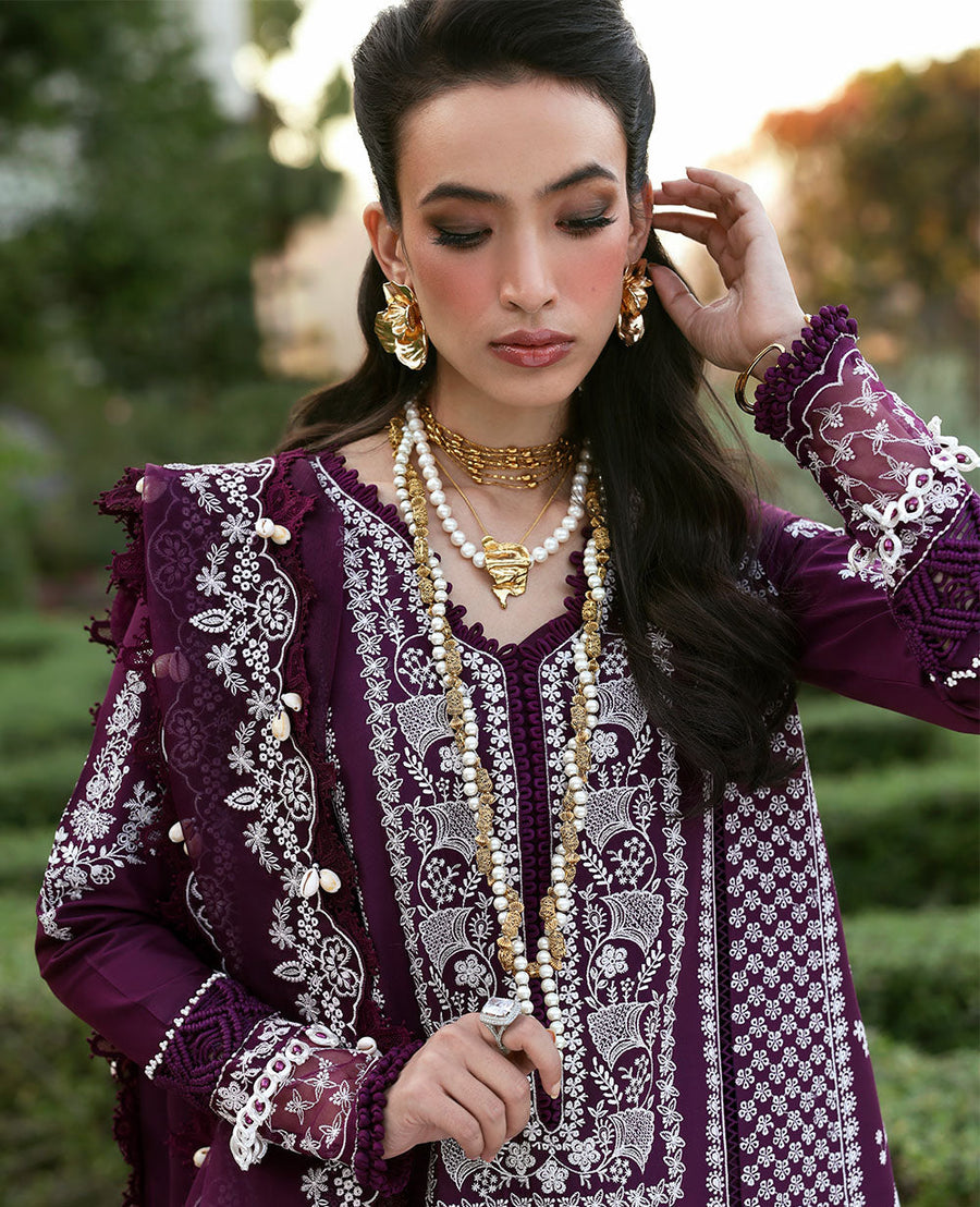 Republic WomensWear Kalani Embroidered Lawn Unstitched 3Pc Suit D3-A - Elara