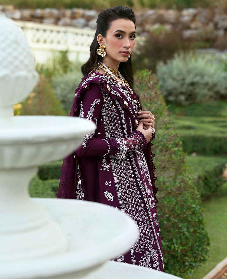 Republic WomensWear Kalani Embroidered Lawn Unstitched 3Pc Suit D3-A - Elara
