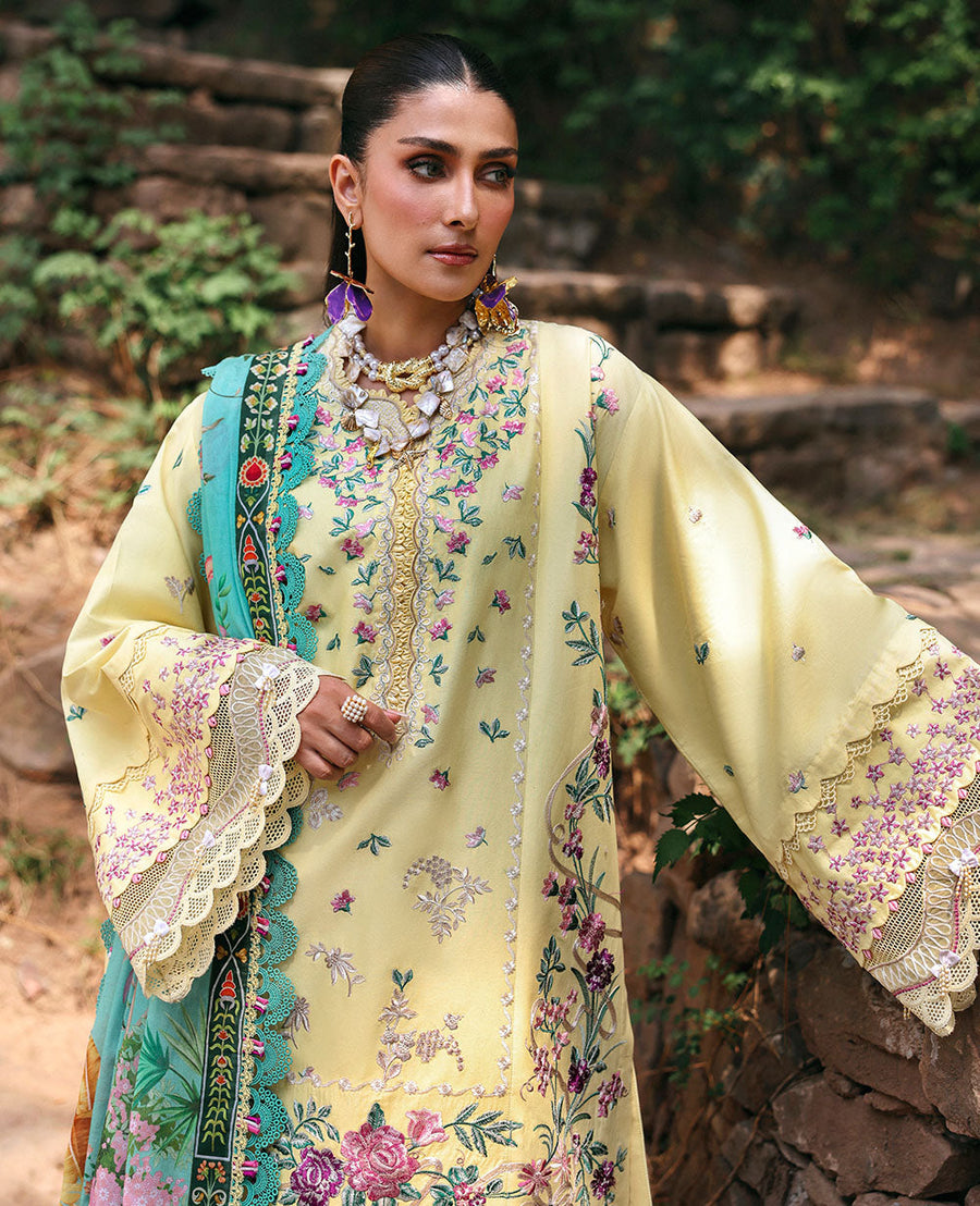 Republic WomensWear Talia Embroidered Lawn Unstitched 3Pc Suit D3-A LINA