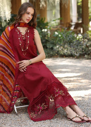 Noor by Saadia Asad Eid Luxe Printedkari Unstitched 3Pc Suit D-03B