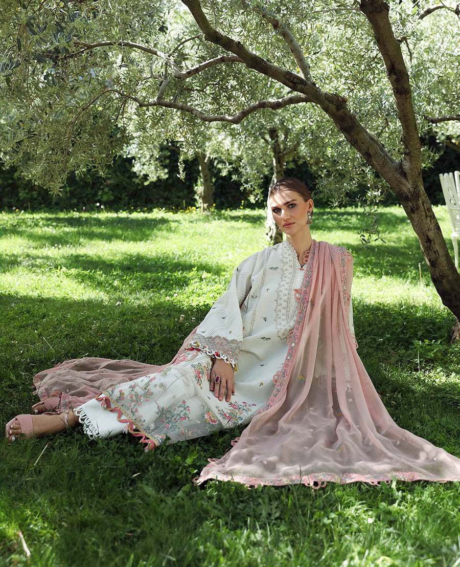 Aylin By Republic WomensWear Embroidered Lawn Unstitched 3Pc Suit D3-B Camellia
