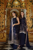 Noor by Saadia Asad Embroidered Cotton Net Unstitched 3Pc Suit D-03 Blue