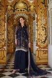 Noor by Saadia Asad Embroidered Cotton Net Unstitched 3Pc Suit D-03 Blue