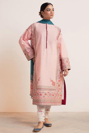 Coco by Zara Shahjahan Printed Lawn Unstitched 3Pc Suit D-03 GULABI