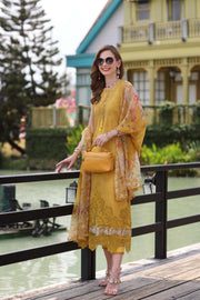 Noor by Saadia Asad Eid Luxe Chikankari Unstitched 3Pc Suit D-03