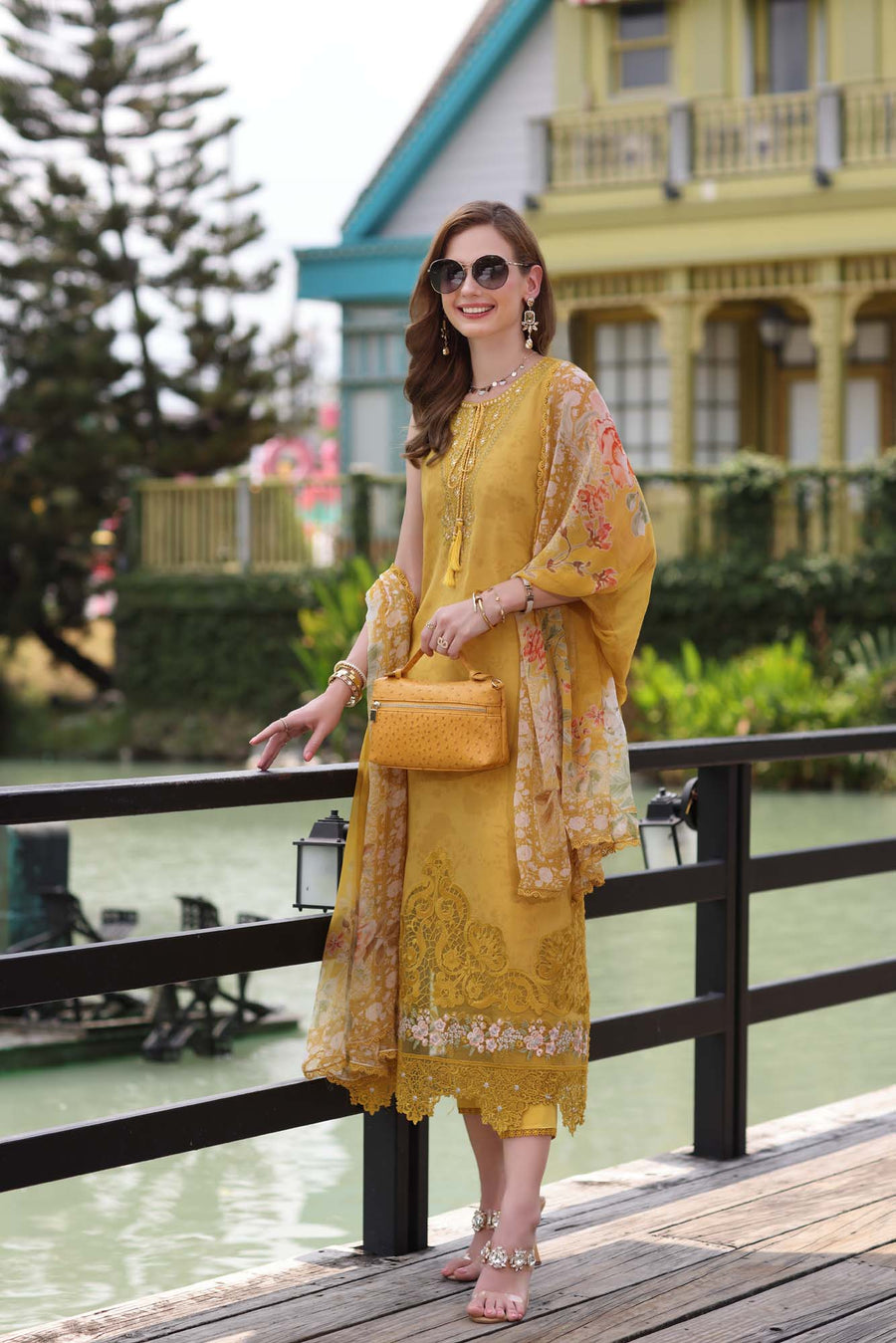 Noor by Saadia Asad Eid Luxe Chikankari Unstitched 3Pc Suit D-03