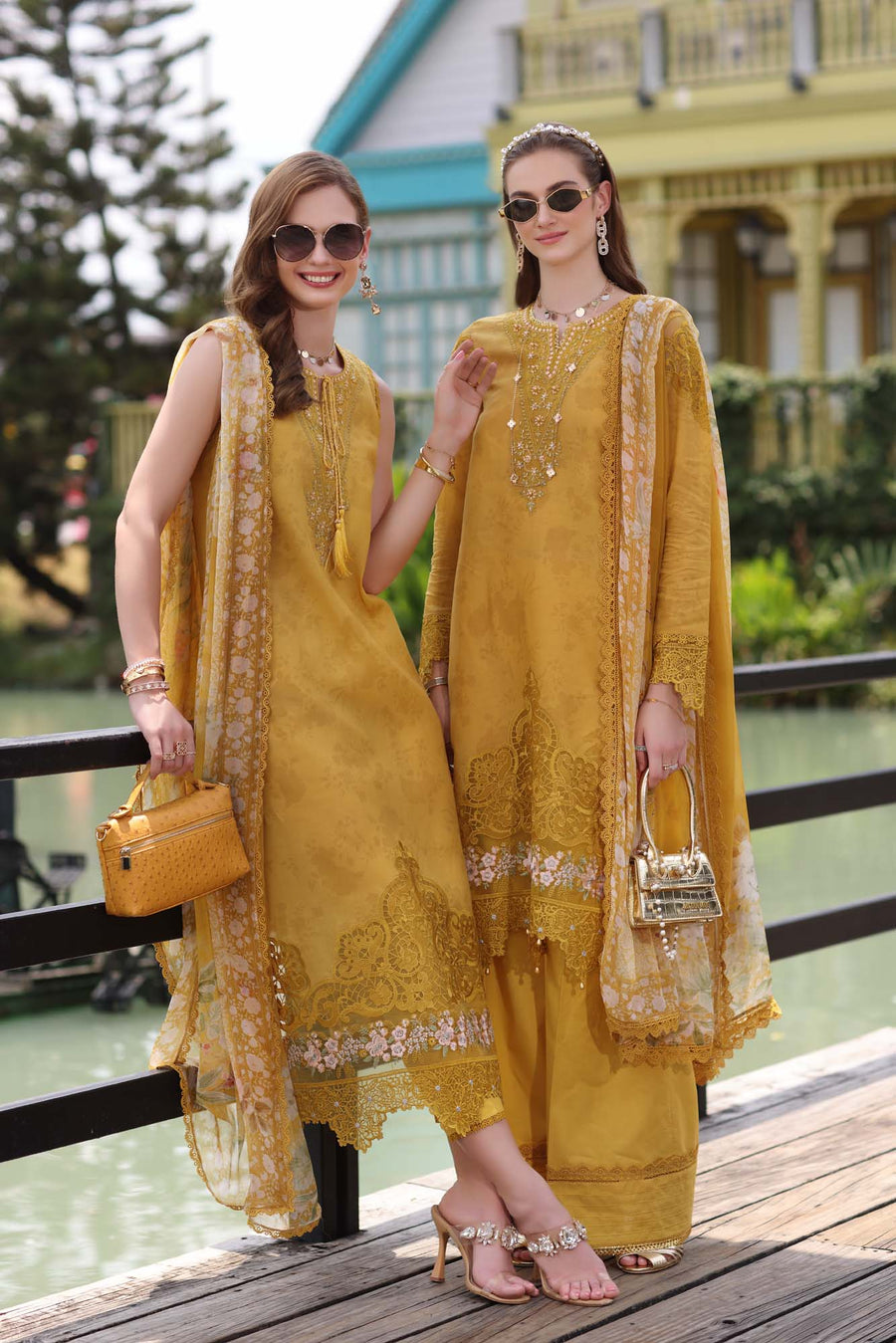 Noor by Saadia Asad Eid Luxe Chikankari Unstitched 3Pc Suit D-03