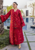Crimson Flow Embroidered Lawn Unstitched 3Pc Suit D-3A BEAUTY IN BLOOM
