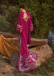 Crimson Tasawar Luxe Lawn Unstitched 3Pc Suit D-3A MIRROR GARDEN