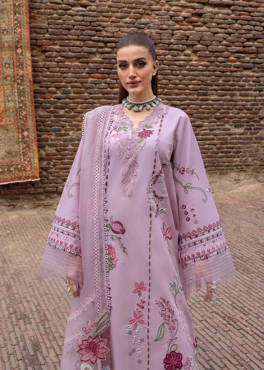 Crimson Tasawar Luxe Lawn Unstitched 3Pc Suit D-3B MIRROR GARDEN