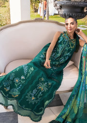 Crimson Flow Embroidered Lawn Unstitched 3Pc Suit D-3B BEAUTY IN BLOOM