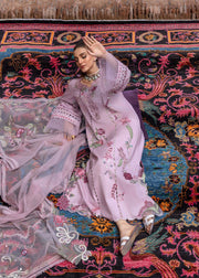 Crimson Tasawar Luxe Lawn Unstitched 3Pc Suit D-3B MIRROR GARDEN
